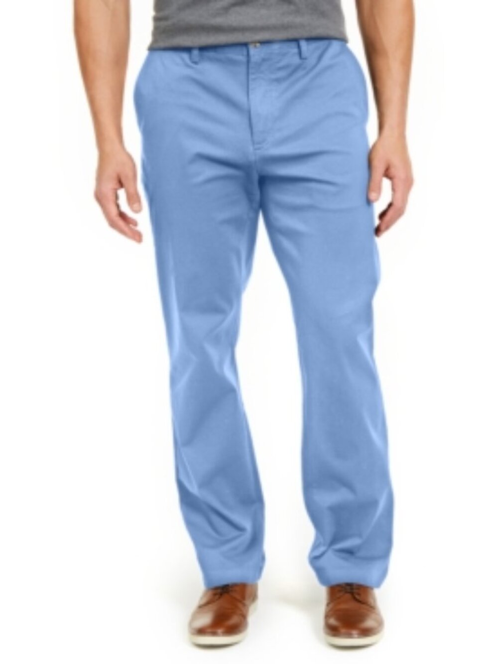 Men's Comfort Waist Classic Fit Chino Pants   NWT